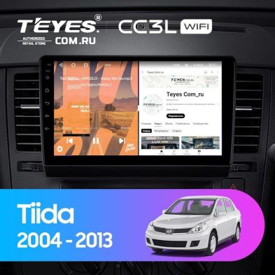 Штатная магнитола Teyes CC3L WiFi 2/32 Nissan Tiida C11 (2004-2013) F2
