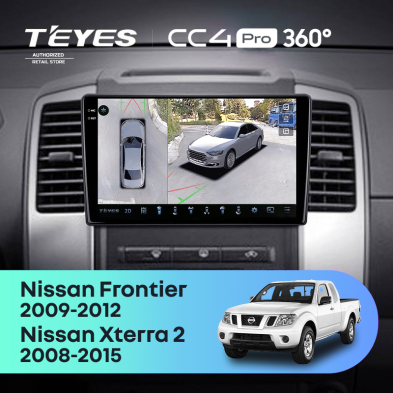 Штатная магнитола Teyes CC4 Pro 360 12/256 Nissan Frontier (2009-2012)
