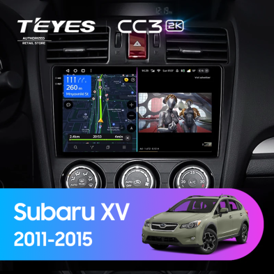 Штатная магнитола Teyes CC3 2K 360 6/128 Subaru XV (2011-2015) Тип-B