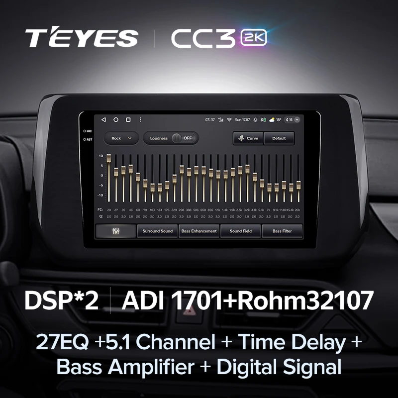 Штатная магнитола Teyes CC3 2K 360 6/128 Suzuki Swift 6 2023