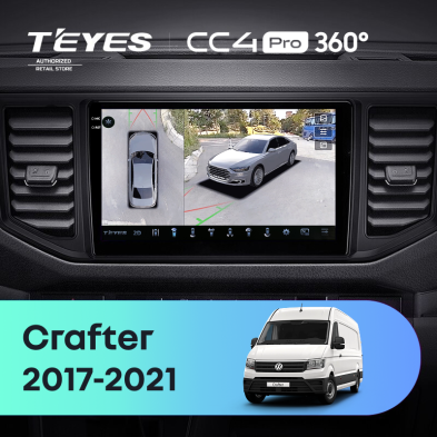 Штатная магнитола Teyes CC4 Pro 360 8/128 Volkswagen Crafter (2017-2021)