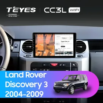 Штатная магнитола Teyes CC3L WiFi 2/32 Land Rover Discovery 3 (2004-2009) F2
