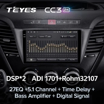 Штатная магнитола Teyes CC3 2K 6/128 Iveco Daily 6 (2014-2022)