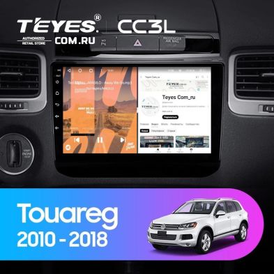 Штатная магнитола Teyes CC3L 4/64 Volkswagen Touareg FL NF (2010-2018)