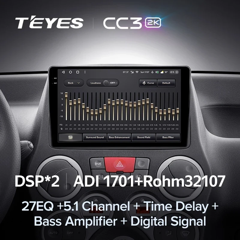 Штатная магнитола Teyes CC3 2K 4/64 Fiat Panda 2 (2003-2012)