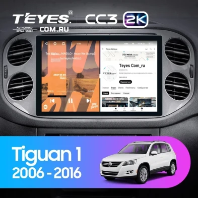 Штатная магнитола Teyes CC3 2K 4/32 Volkswagen Tiguan 1 NF (2006-2016) F2 (11")