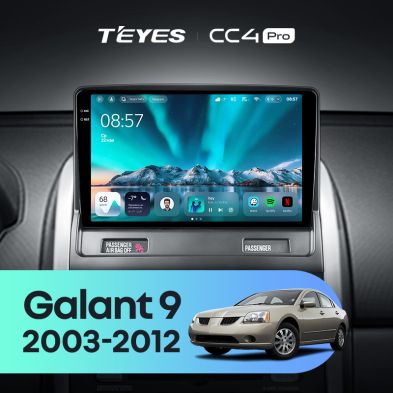 Штатная магнитола Teyes CC4 Pro 12/256 Mitsubishi Galant 9 (2003-2012)