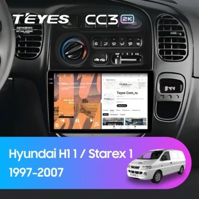 Штатная магнитола Teyes CC3 2K 6/128 Hyundai Starex 1 (1997-2007)