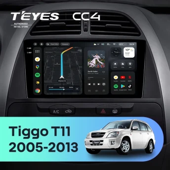 Штатная магнитола Teyes CC4 6/64 Chery Tiggo T11 1 (2005-2013)
