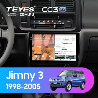Штатная магнитола Teyes CC3 2K 4/32 Suzuki Jimny 3 (1998-2005)