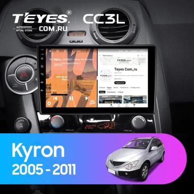 Штатная магнитола Teyes CC3L 4/64 SsangYong Kyron (2005-2011)