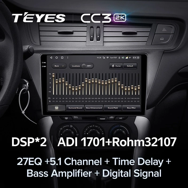 Штатная магнитола Teyes CC3 2K 4/64 Citroen C3-XR (2010-2018) F2