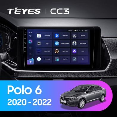 Штатная магнитола Teyes CC3 4/32 Volkswagen Polo Mk6 (2020-2022) F3