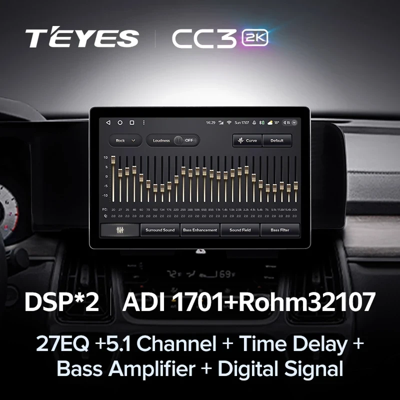 Штатная магнитола Teyes CC3 2K 4/64 Kia Sorento 4 MQ4 (2020-2024) (13")