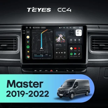 Штатная магнитола Teyes CC4 8/128 Renault Master (2019-2022)