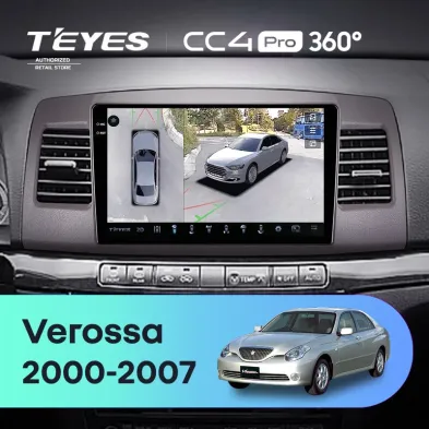 Штатная магнитола Teyes CC4 Pro 360 12/256 Toyota Verossa (2000-2007) F2