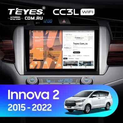 Штатная магнитола Teyes CC3L WiFi 2/32 Toyota Innova 2 (2015-2022) Правый руль
