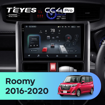 Штатная магнитола Teyes CC4 Pro 12/256 Toyota Roomy (2016-2020 ) Правый руль