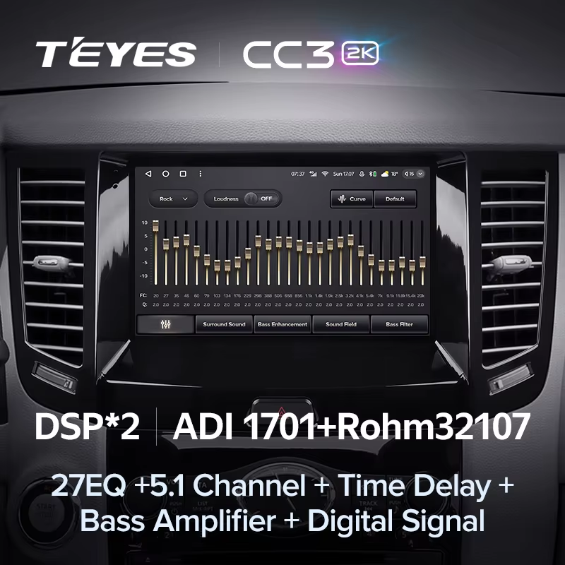 Штатная магнитола Teyes CC3 2K 6/128 Infiniti FX35 2 (2009-2013) Тип-A