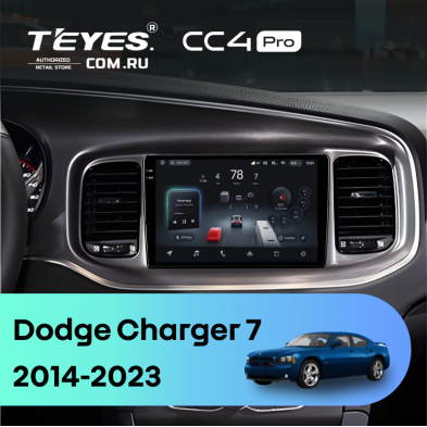 Штатная магнитола Teyes CC4 Pro 12/256 Dodge Charger 7 (2010-2014)
