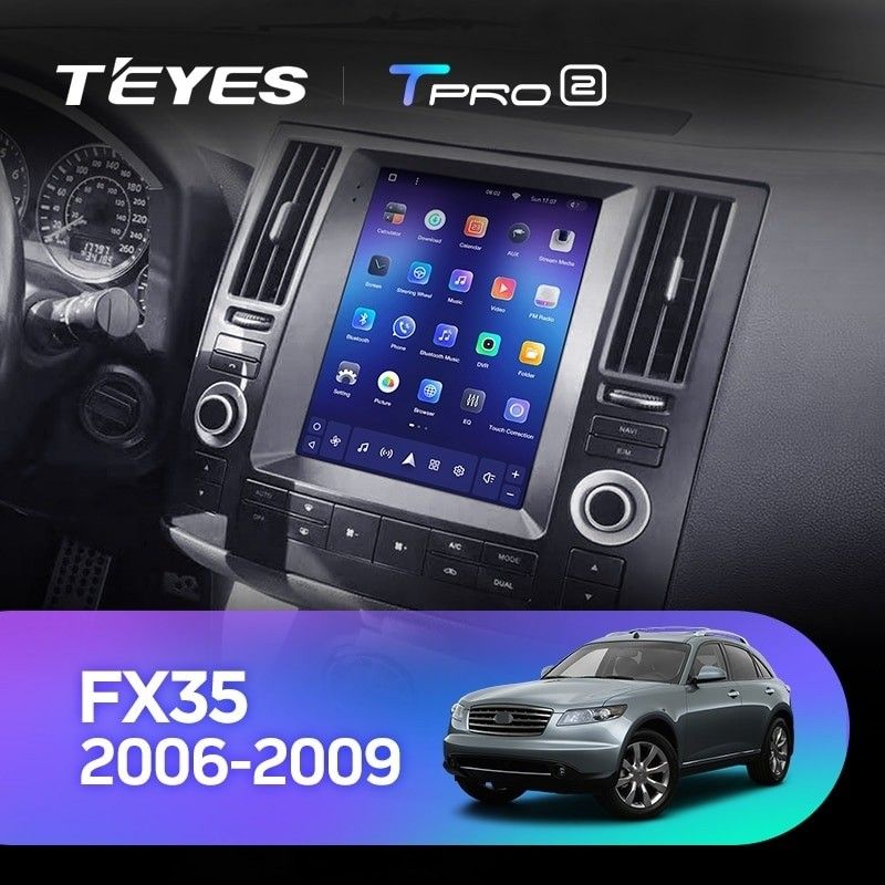 Штатная магнитола Tesla style Teyes TPRO 2 4/32 Infiniti Fx35 (2006-2009)
