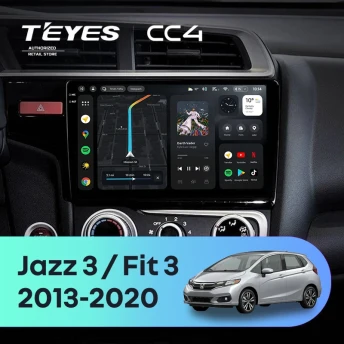 Штатная магнитола Teyes CC4 8/128 Honda Jazz 3 (2013-2020) Тип-A