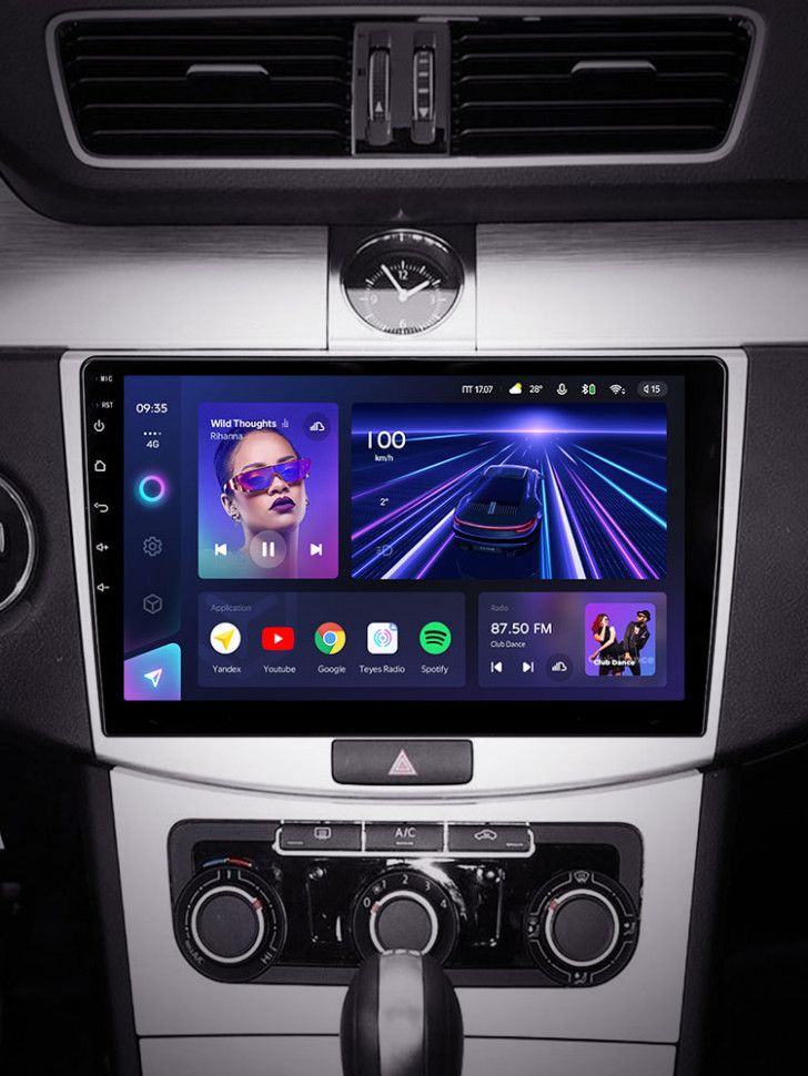 Штатная магнитола Teyes CC3 6/128 Volkswagen Passat B6 (2005-2010) \ B7 (2010-2015)