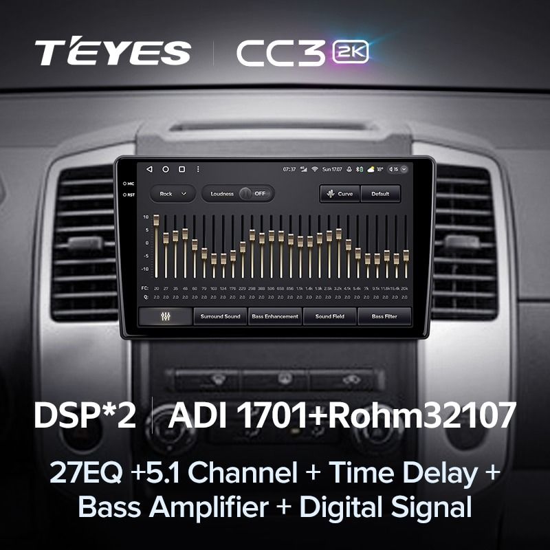 Штатная магнитола Teyes CC3 2K 4/64 Nissan Frontier (2009-2012)