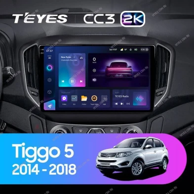 Штатная магнитола Teyes CC3 2K 6/128 Chery Tiggo 5 (2014-2018)