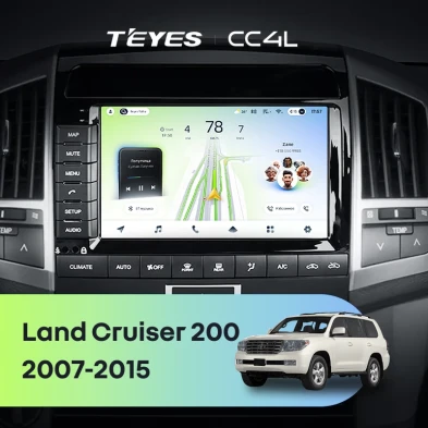Штатная магнитола Teyes CC4L 6/64 Toyota Land Cruiser 11 200 (2007-2015) F2 Тип-A