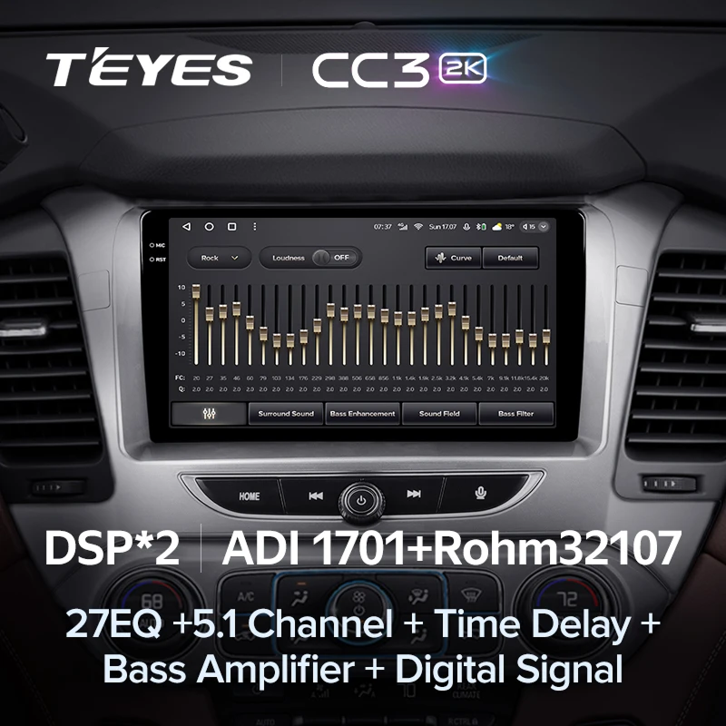 Штатная магнитола Teyes CC3 2K 6/128 GMC Yukon (2014-2020)