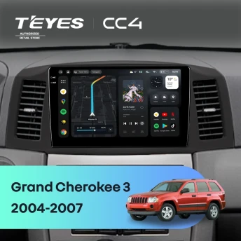 Штатная магнитола Teyes CC4 6/64 Jeep Grand Cherokee 3 WK (2004-2007) F1