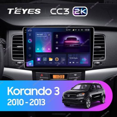 Штатная магнитола Teyes CC3 2K 4/64 SsangYong Korando 3 (2010-2013)