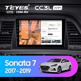Штатная магнитола Teyes CC3L WiFi 2/32 Hyundai Sonata 7 LF (2017-2019)