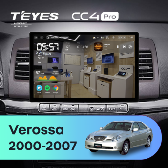 Штатная магнитола Teyes CC4 Pro 8/128 Toyota Verossa (2000-2007) F2 (13")