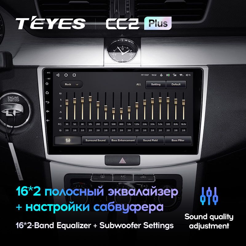 Штатная магнитола Teyes CC2 Plus 4/32 Volkswagen Passat B6 (2005-2010) \ B7 (2010-2015)