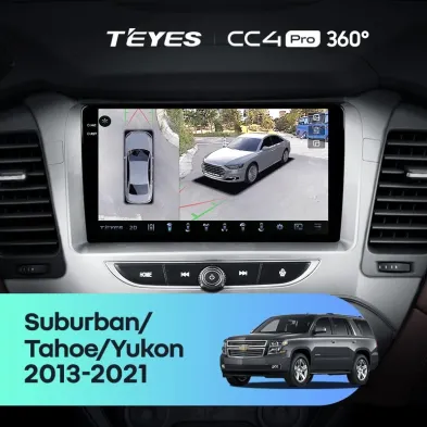 Штатная магнитола Teyes CC4 Pro 360 12/256 Chevrolet Tahoe K2UC (2013-2021)