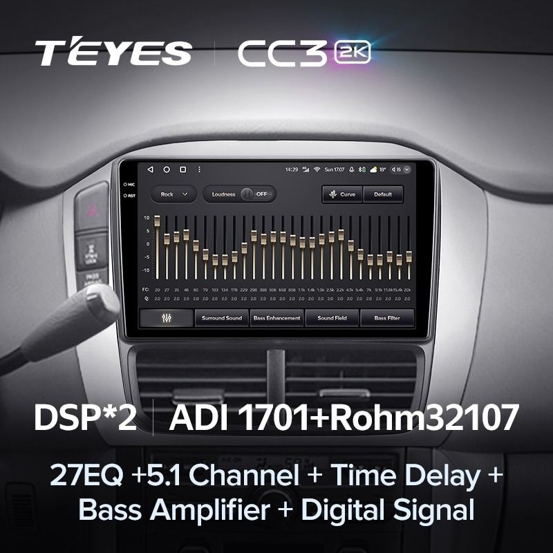 Штатная магнитола Teyes CC3 2K 6/128 Honda Pilot 1 (2005-2008)