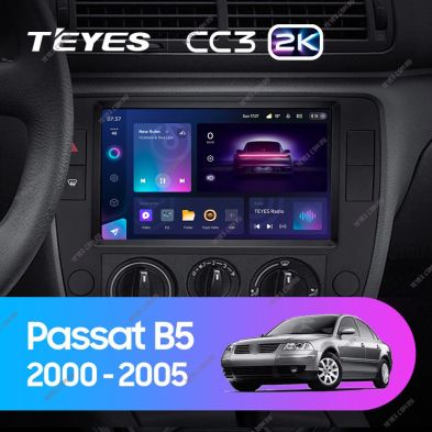 Штатная магнитола Teyes CC3 2K 4/32 Volkswagen Passat B5 (2000-2005)