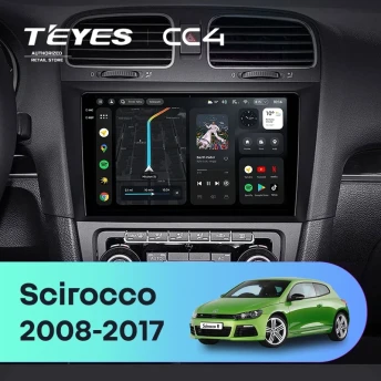 Штатная магнитола Teyes CC4 6/64 Volkswagen Scirocco (2008-2017)