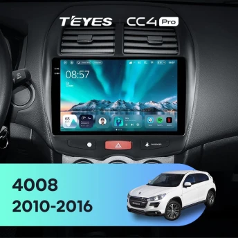 Штатная магнитола Teyes CC4 Pro 8/128 Peugeot 4008 (2010-2016) Тип-A