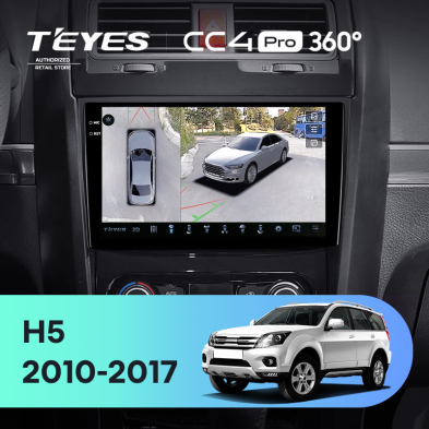 Штатная магнитола Teyes CC4 Pro 360 8/128 Great Wall Hover H5 (2010-2017)