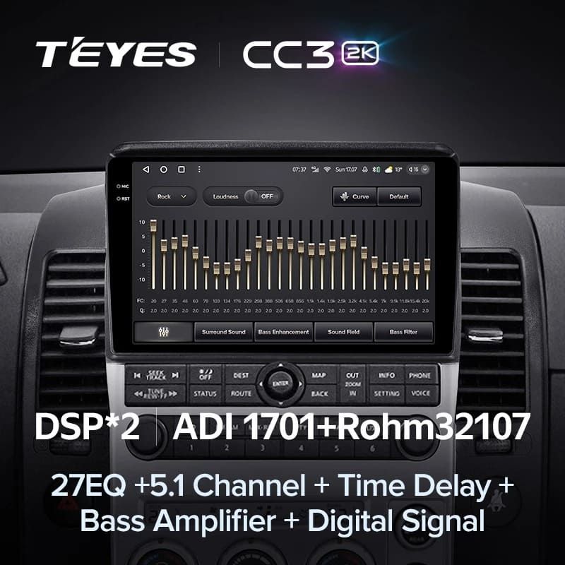 Штатная магнитола Teyes CC3 2K 4/64 Nissan Pathfinder R51 (2004-2009) F2