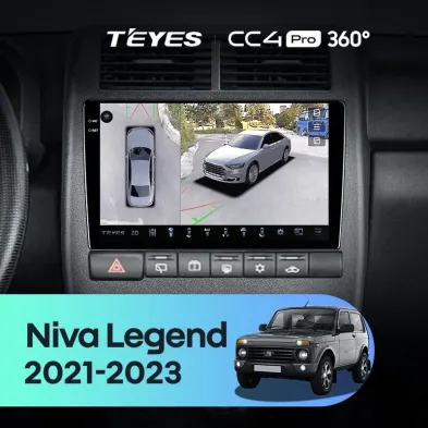 Штатная магнитола Teyes CC4 Pro 360 12/256 LADA Niva Legend (2021-2023)