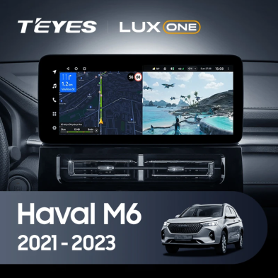 Штатная магнитола Teyes LUX ONE 6/128 Haval M6 (2021-2023)