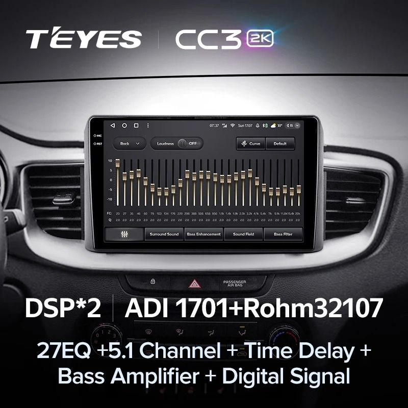 Штатная магнитола Teyes CC3 2K 4/64 Kia Ceed 3 CD (2018-2022)