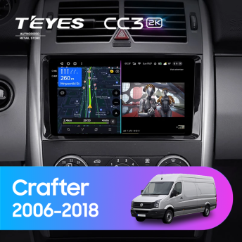 Штатная магнитола Teyes CC3 2K 4/32 Volkswagen Crafter W906 (2006-2018)