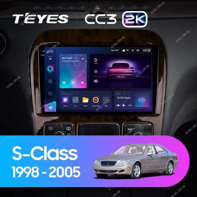 Штатная магнитола Teyes CC3 2K 360 6/128 Mercedes-Benz S-Class W220 VV220 (1998-2005)