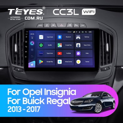 Штатная магнитола Teyes CC3L WiFi 2/32 Buick Regal (2013-2017) Тип-B