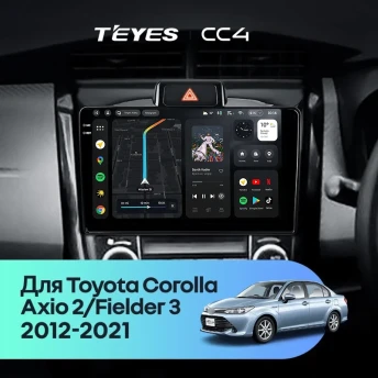Штатная магнитола Teyes CC4 6/64 Toyota Corolla Fielder 3 E160 (2012-2021)